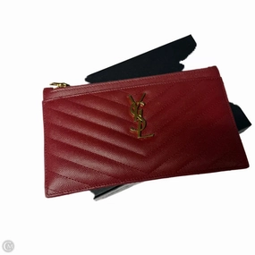 Wallet Luxury Designer By Yves Saint Laurent, Size: Large