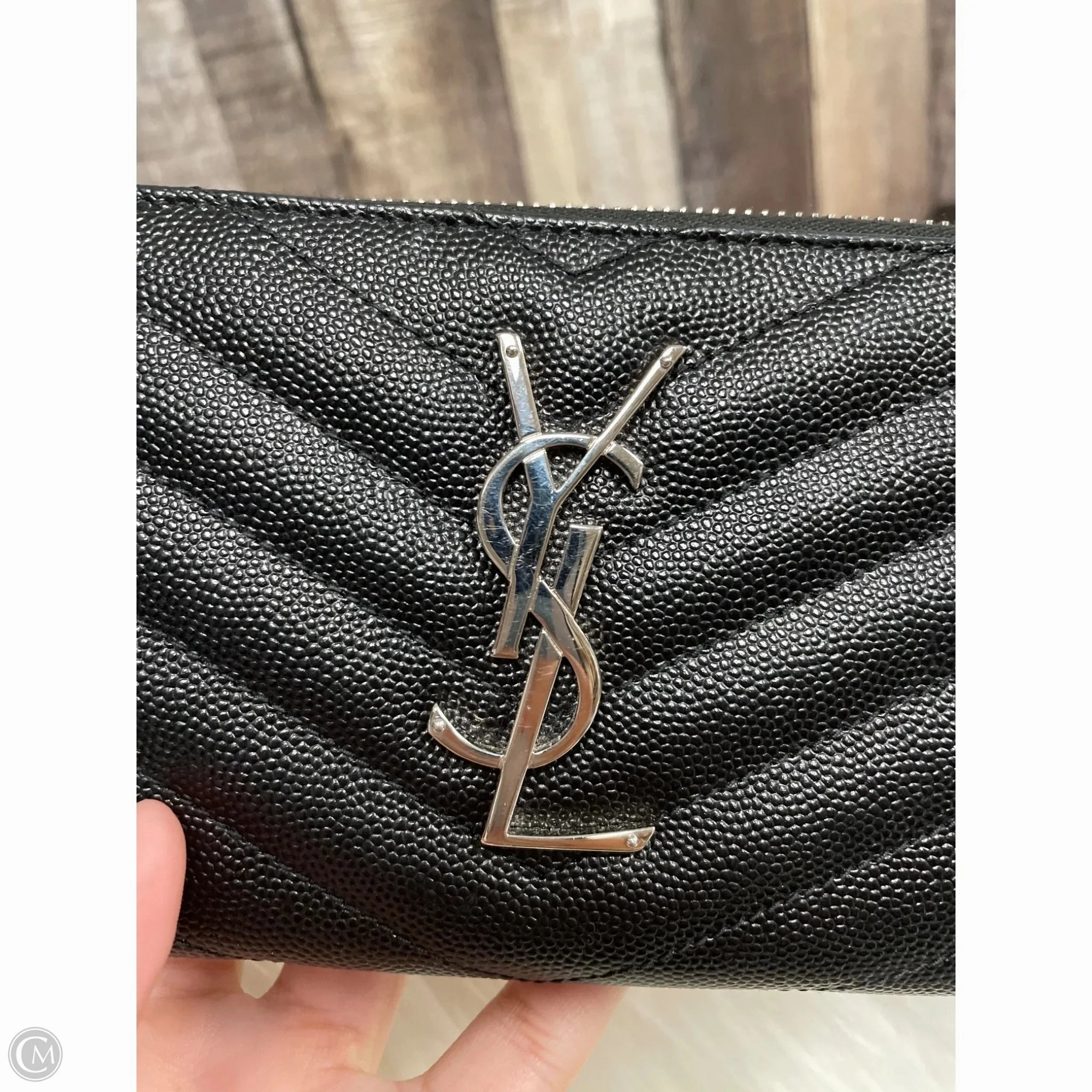 Wallet Luxury Designer By Yves Saint Laurent, Size: Medium