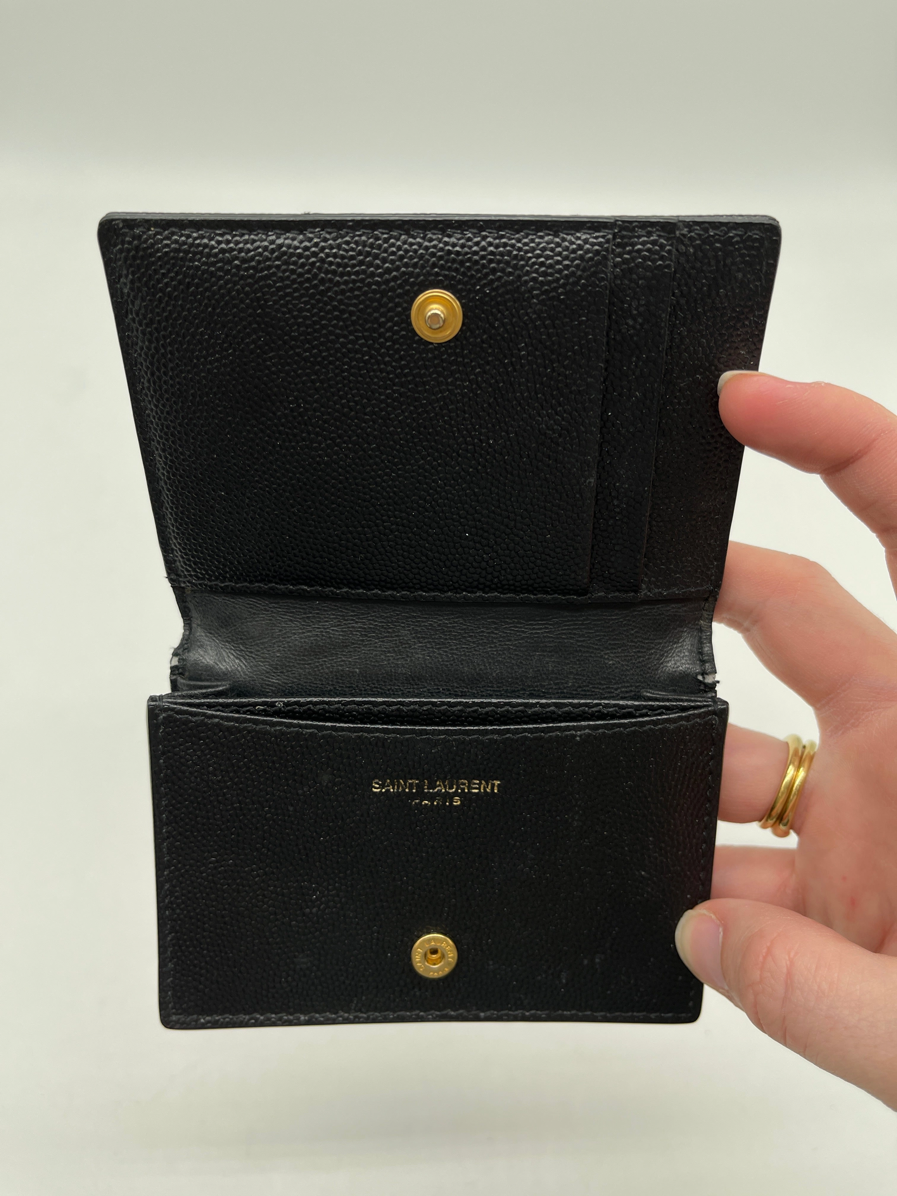 Wallet Luxury Designer By Yves Saint Laurent, Size: Small