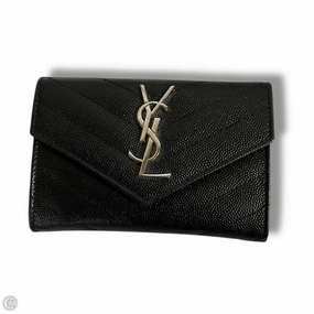 Wallet Luxury Designer By Yves Saint Laurent, Size: Small