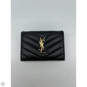 Wallet Luxury Designer By Yves Saint Laurent, Size: Small