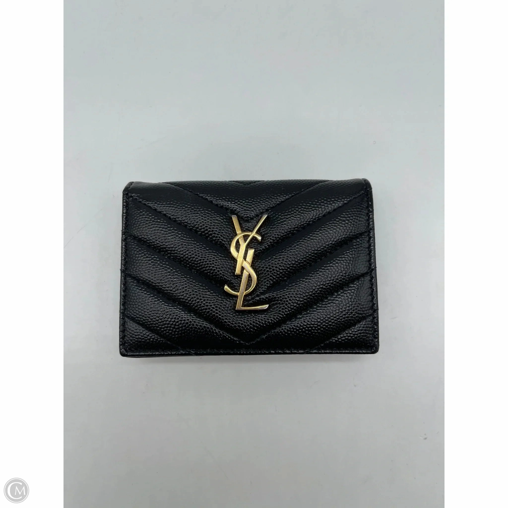 Wallet Luxury Designer By Yves Saint Laurent, Size: Small