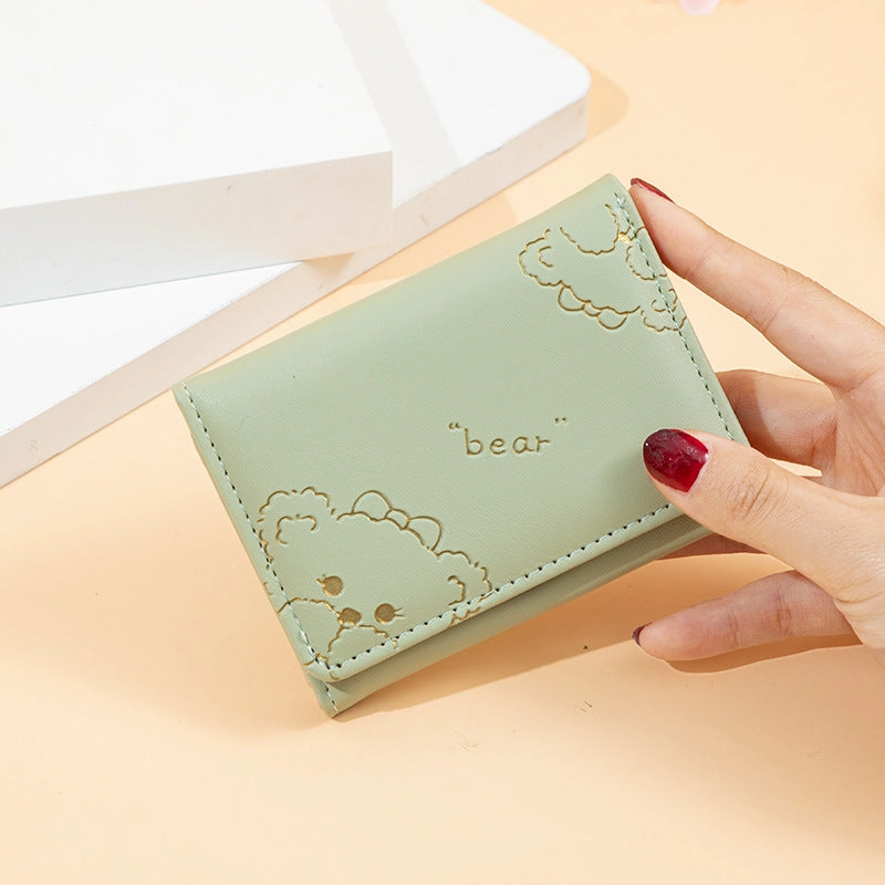 Wallet print bear