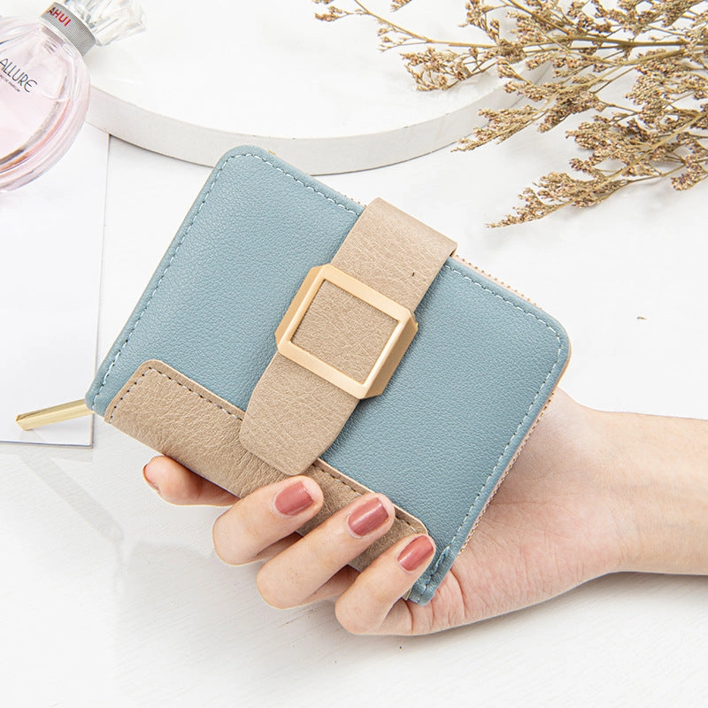 Wallet women's short Korean version
