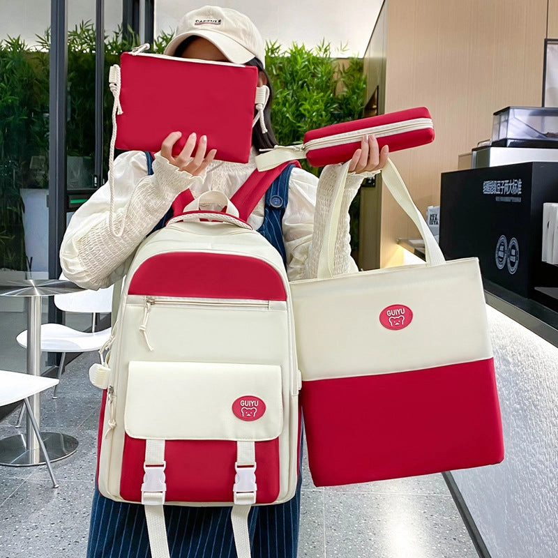 Waterproof backpack with large capacity, school bag