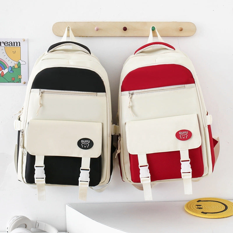 Waterproof backpack with large capacity, school bag