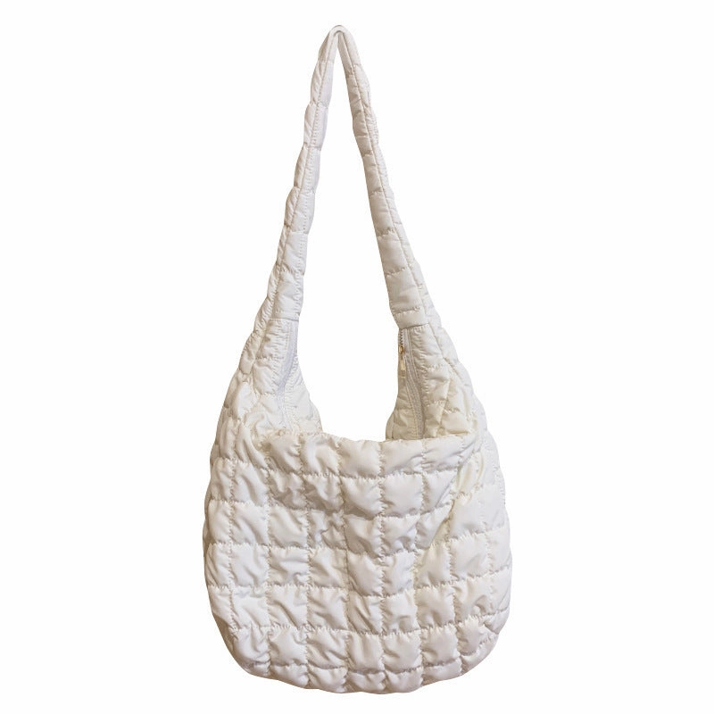 Women's all-match cloud pleated crossbody tote