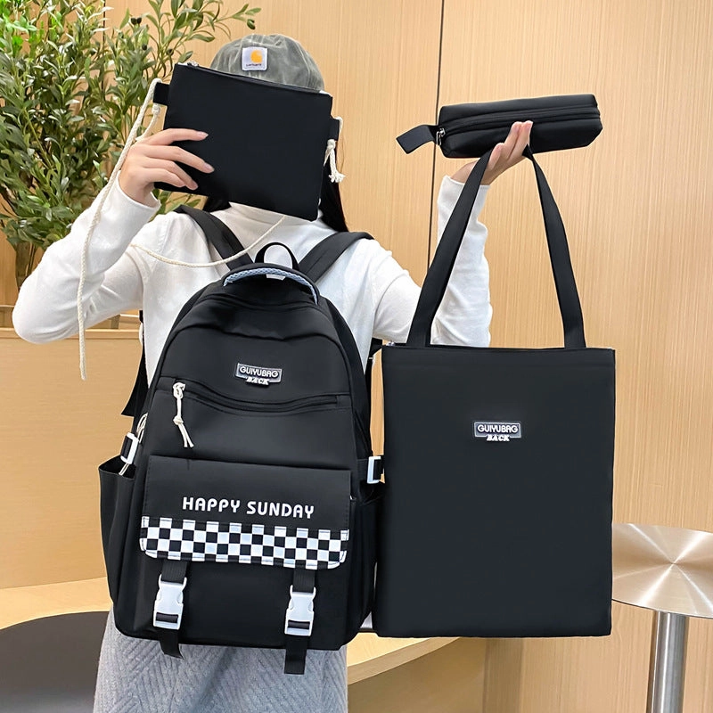 women's large capacity backpack school bag