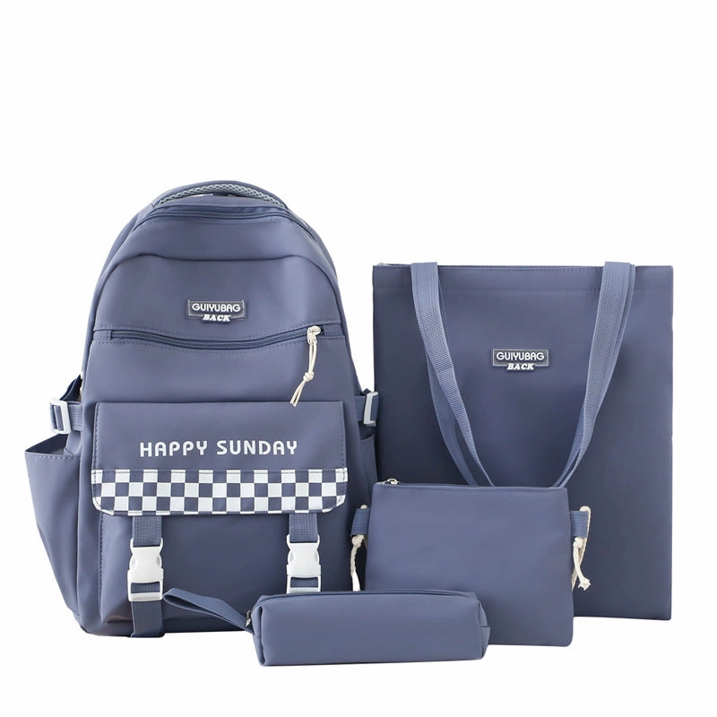 women's large capacity backpack school bag
