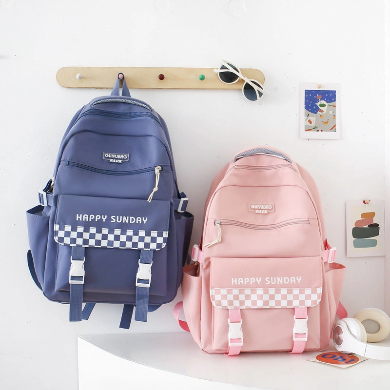 women's large capacity backpack school bag