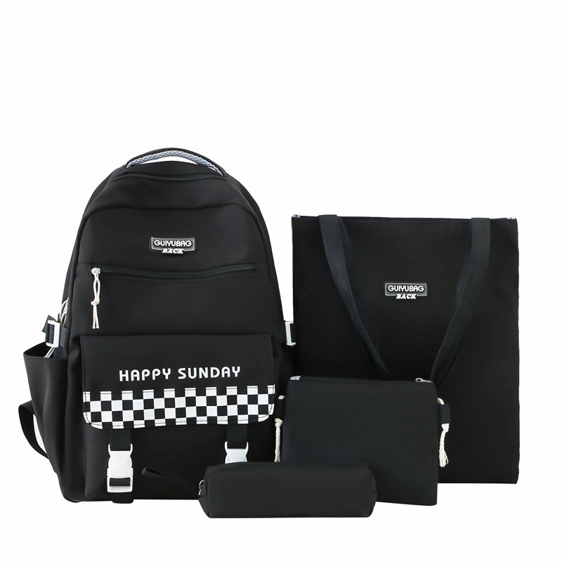 women's large capacity backpack school bag