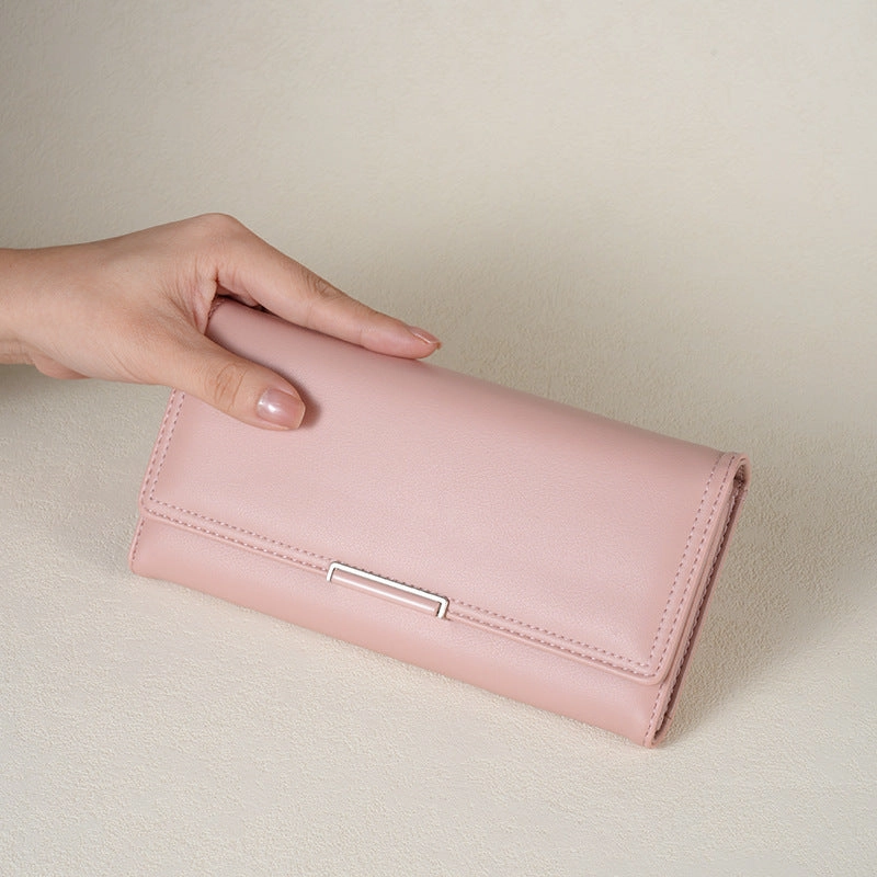 Women's long clutch bag wallet