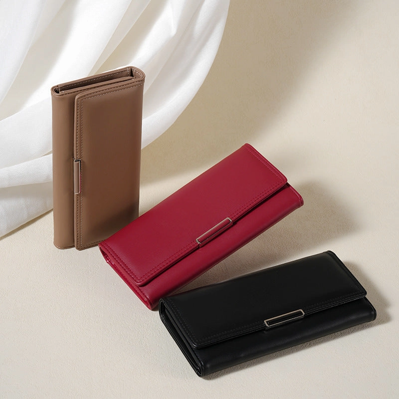 Women's long clutch bag wallet