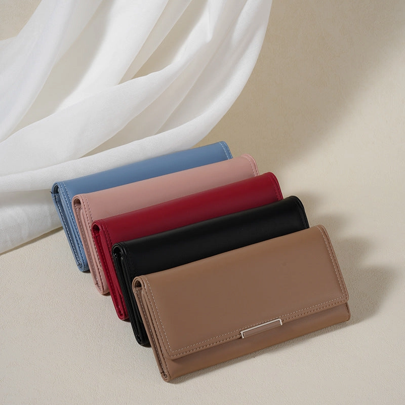 Women's long clutch bag wallet