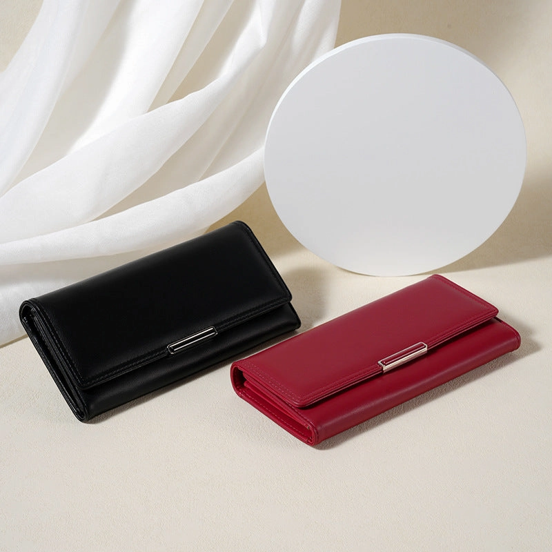 Women's long clutch bag wallet