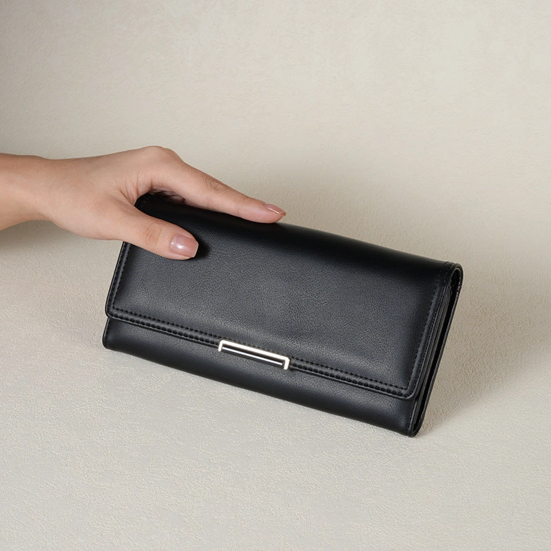 Women's long clutch bag wallet