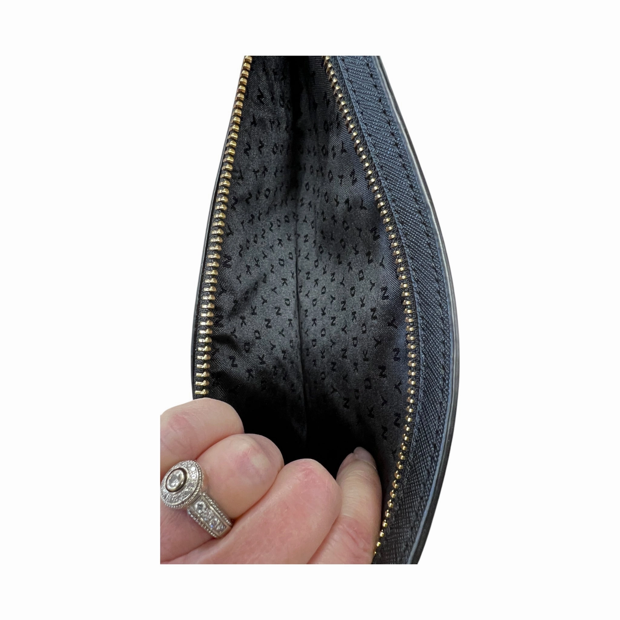 Wristlet By Dkny In Black, Size:Large