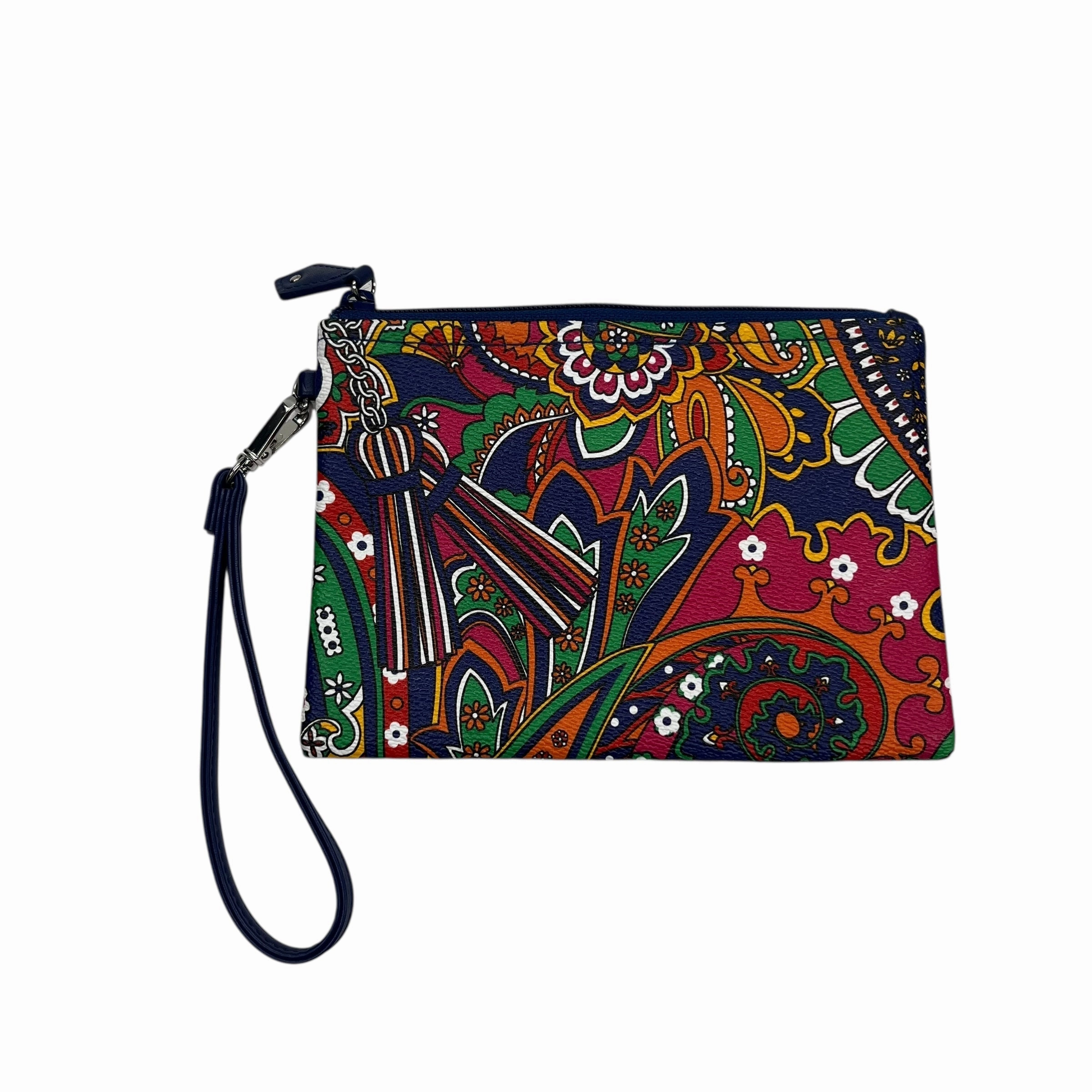 Wristlet By Vera Bradley In Blue, Size:Medium