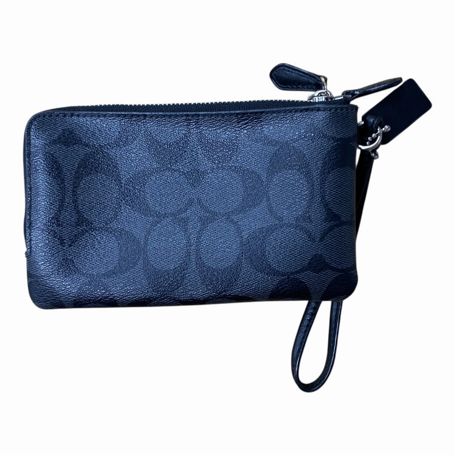 Wristlet Designer By Coach In Black, Size:Medium