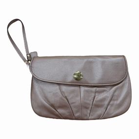 Wristlet Designer By Coach In Bronze, Size:Medium
