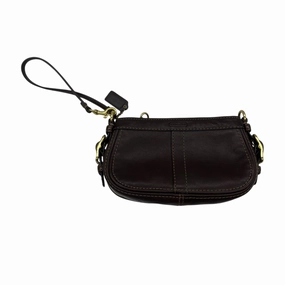 Wristlet Designer By Coach In Brown, Size:Medium