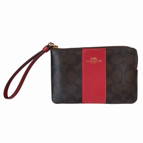 Wristlet Designer By Coach In Brown, Size:Small