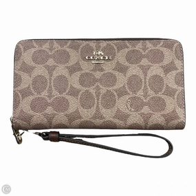 Wristlet Designer By Coach, Size: Large
