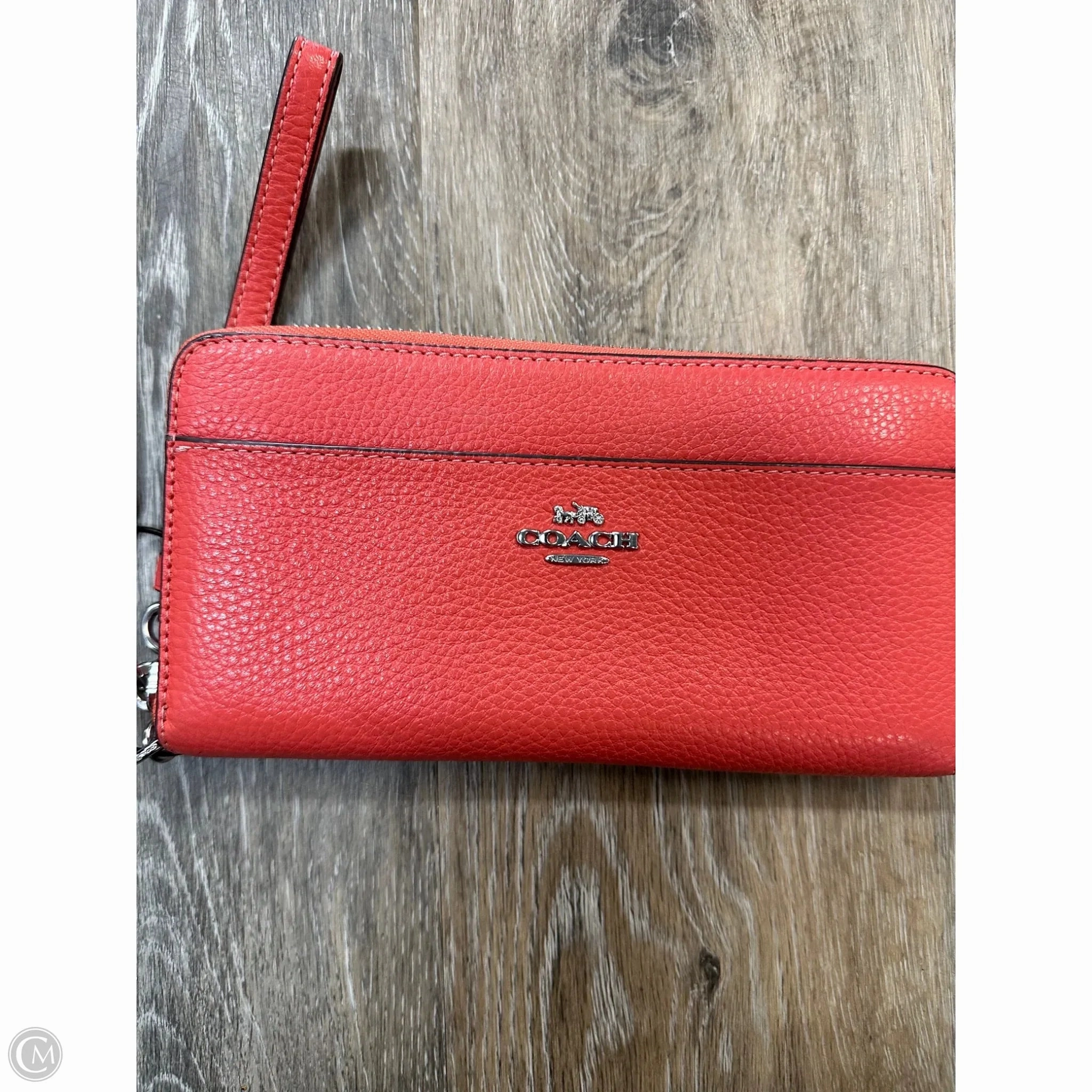 Wristlet Designer By Coach, Size: Large