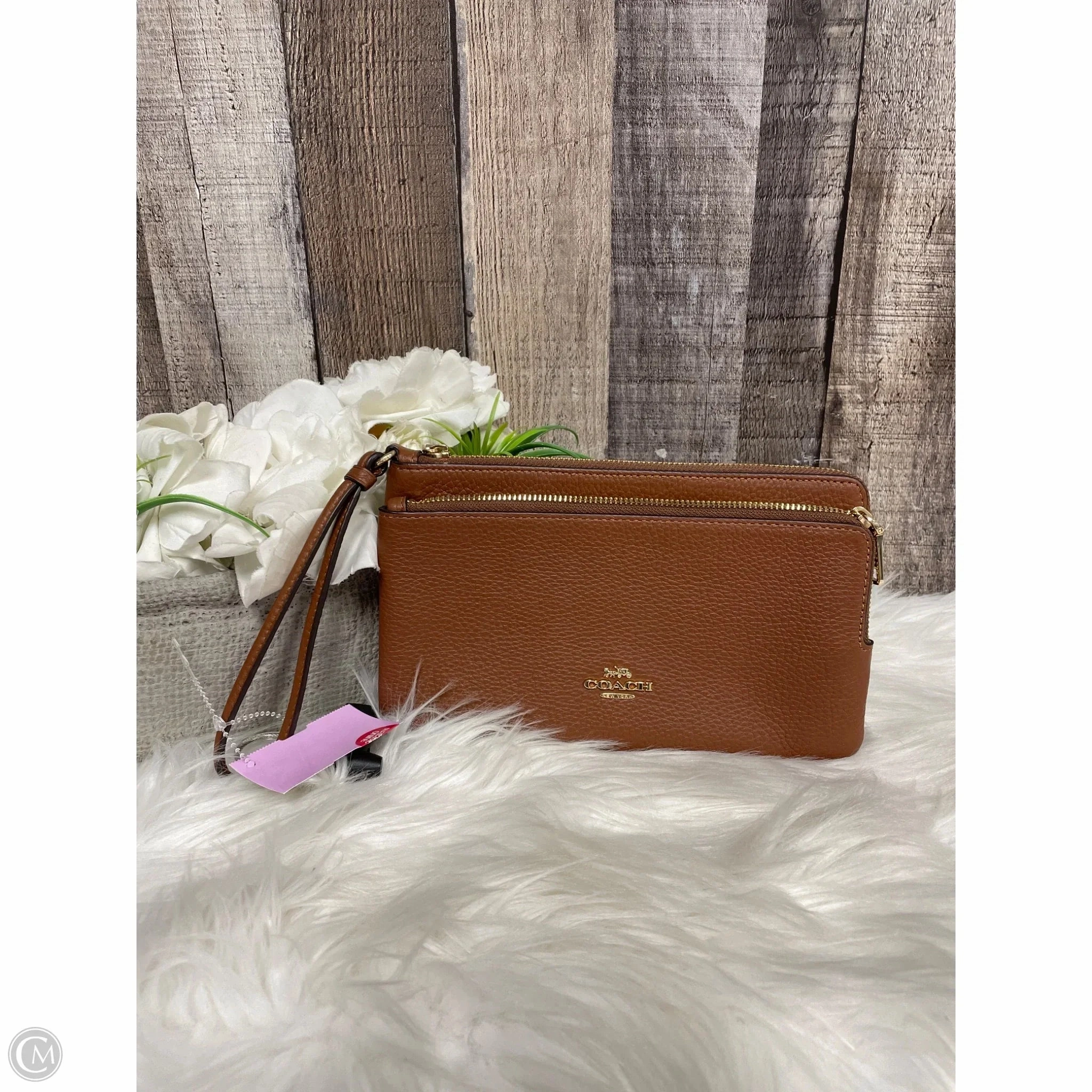 Wristlet Designer By Coach, Size: Large
