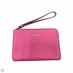 Wristlet Designer By Coach, Size: Large