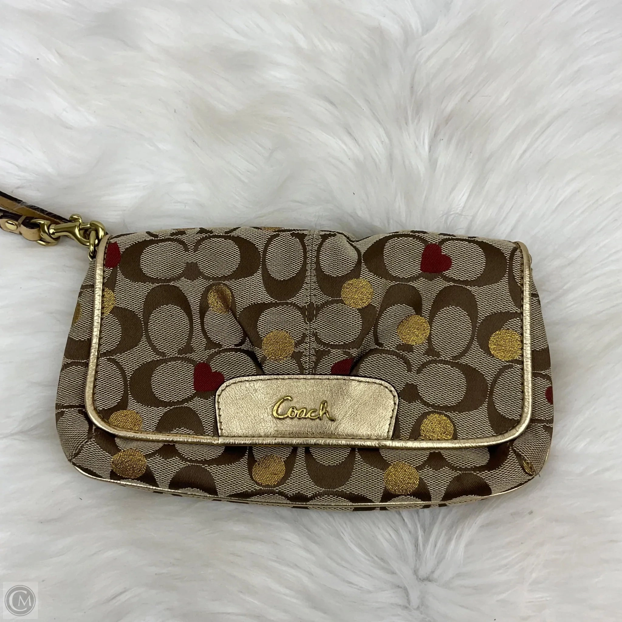 Wristlet Designer By Coach, Size: Medium