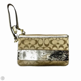Wristlet Designer By Coach, Size: Medium