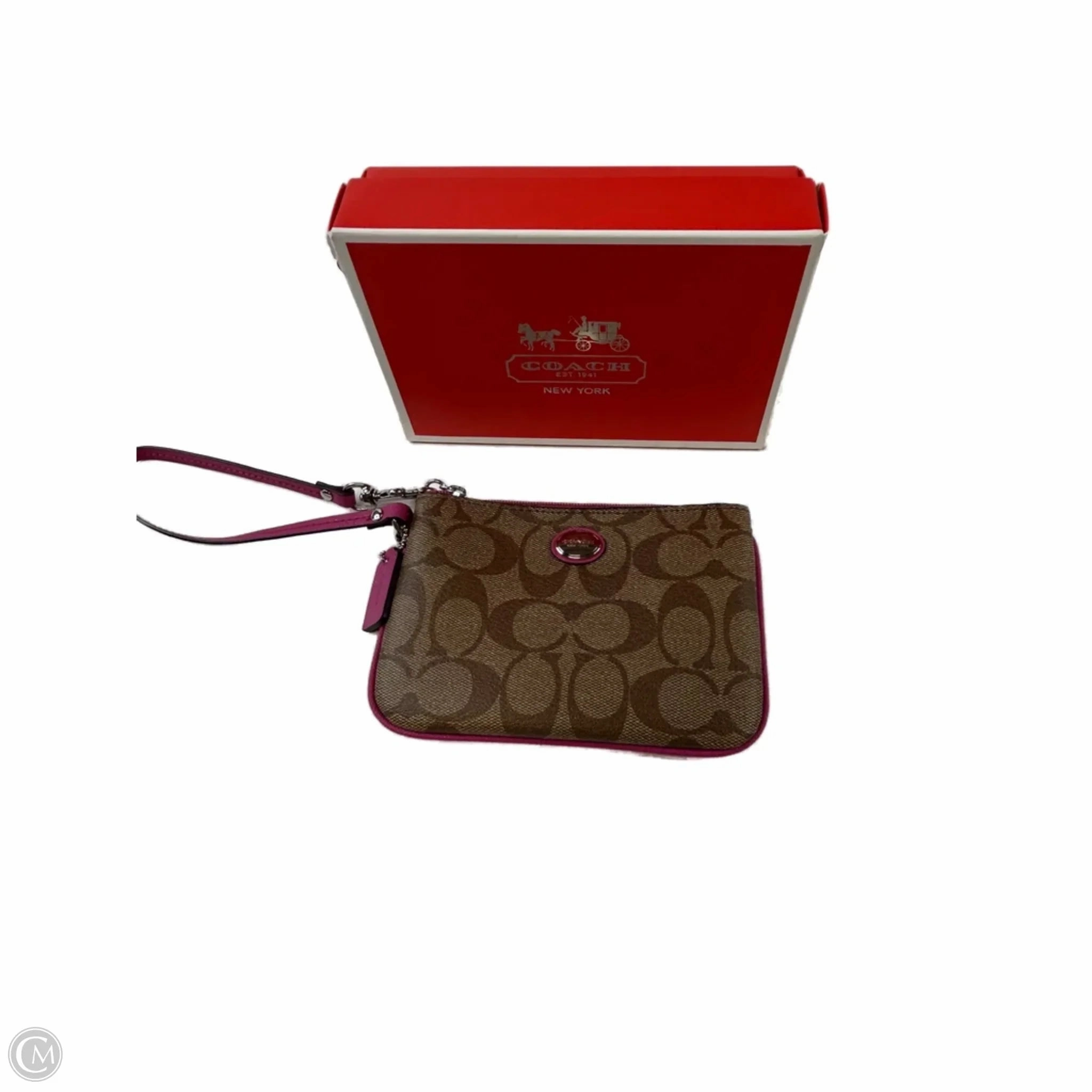 Wristlet Designer By Coach, Size: Medium