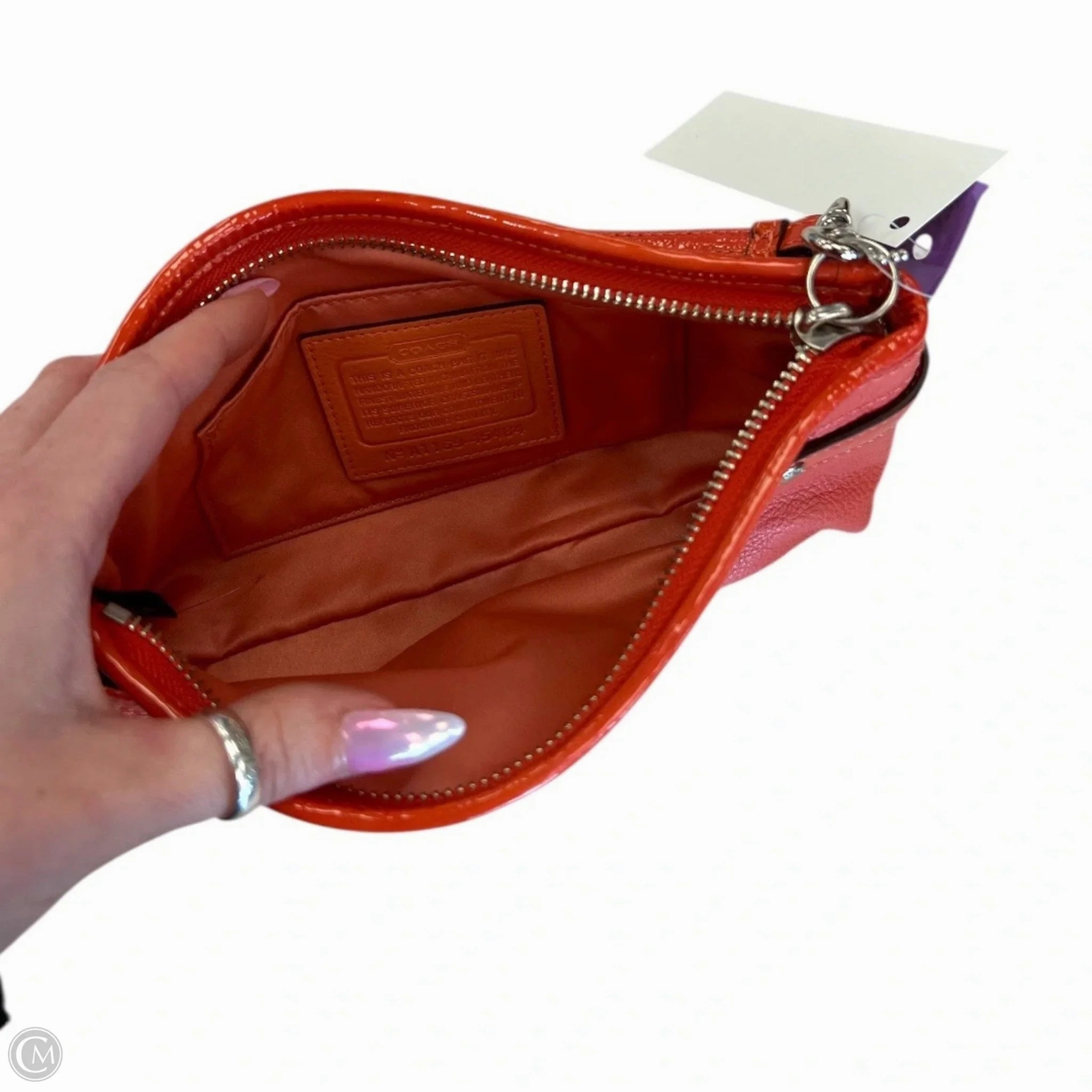 Wristlet Designer By Coach, Size: Medium