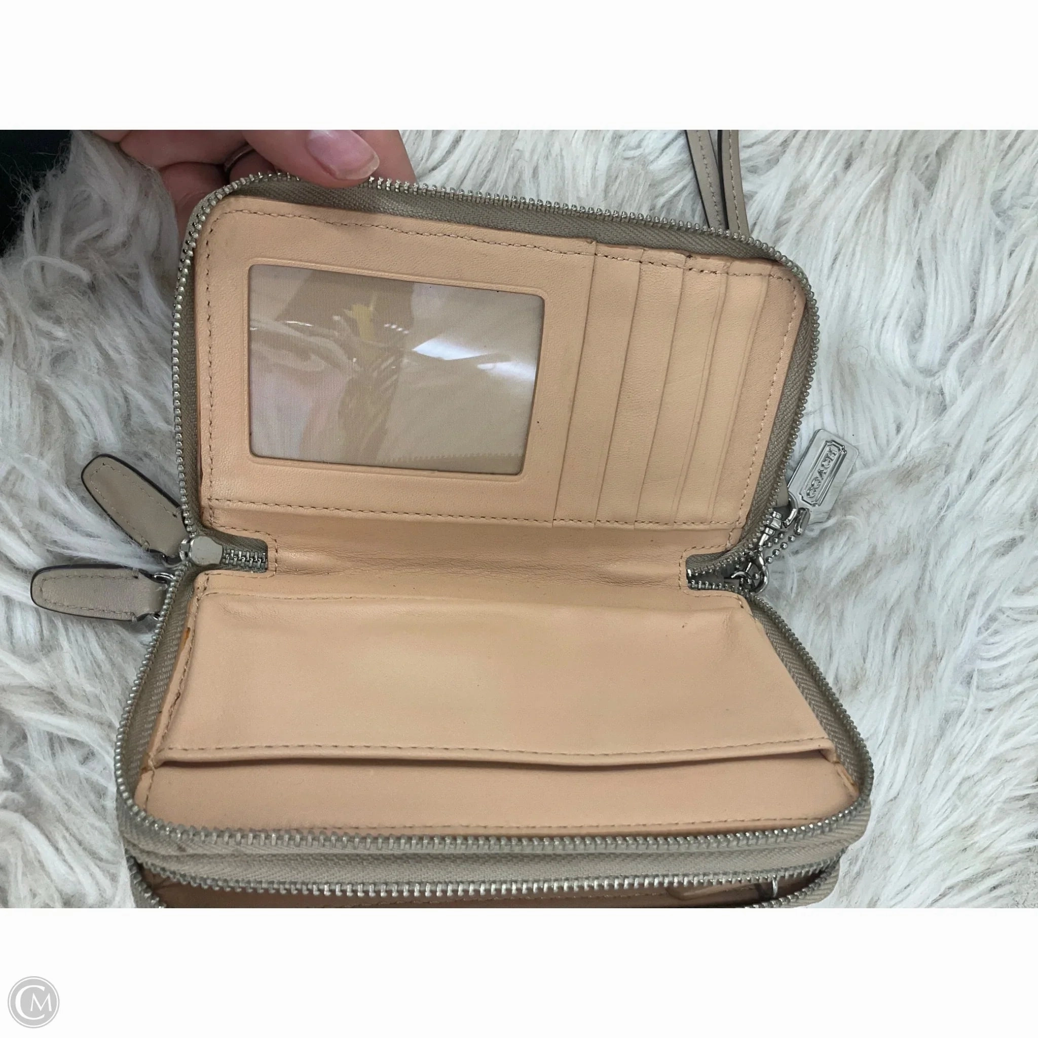 Wristlet Designer By Coach, Size: Medium