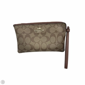 Wristlet Designer By Coach, Size: Medium