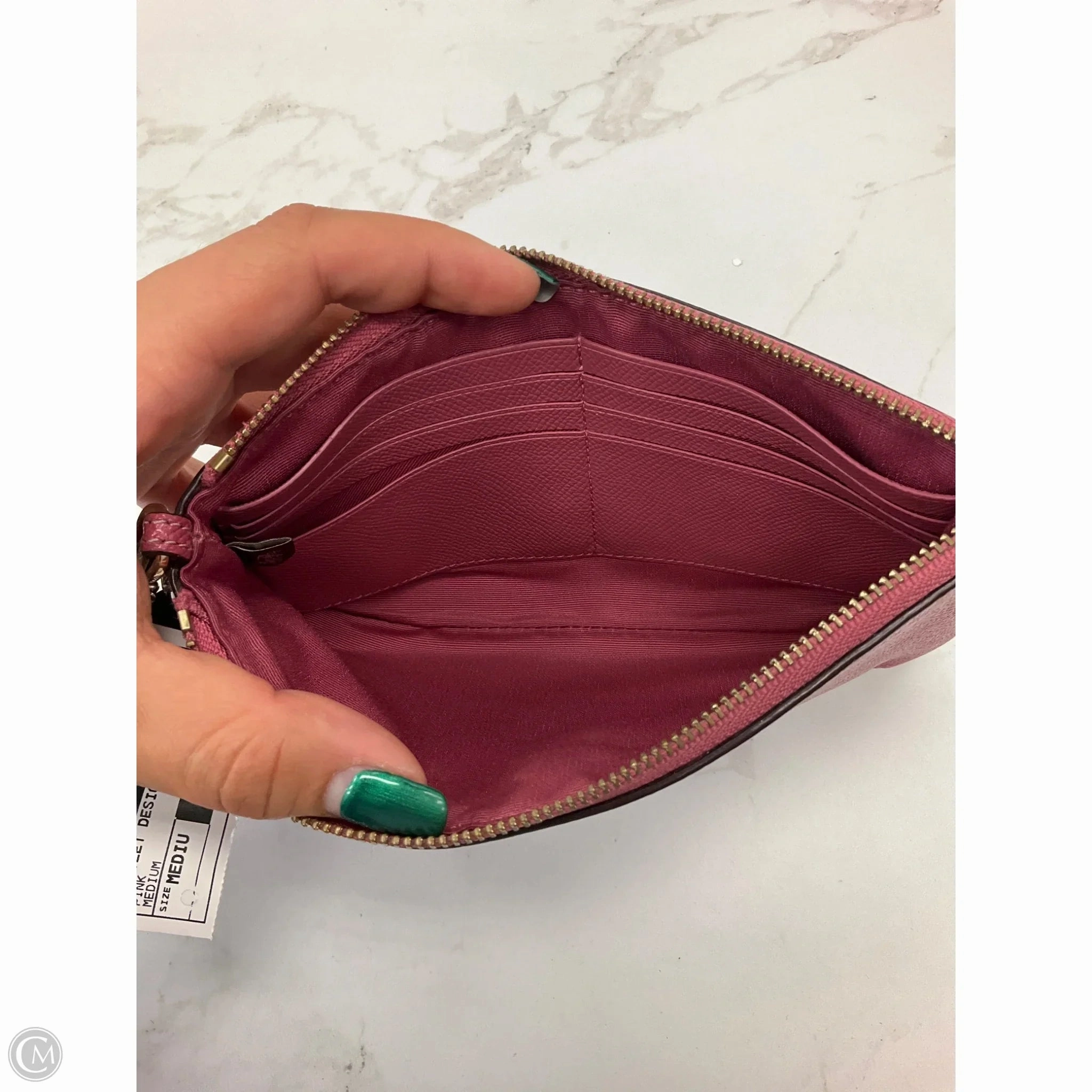 Wristlet Designer By Coach, Size: Medium