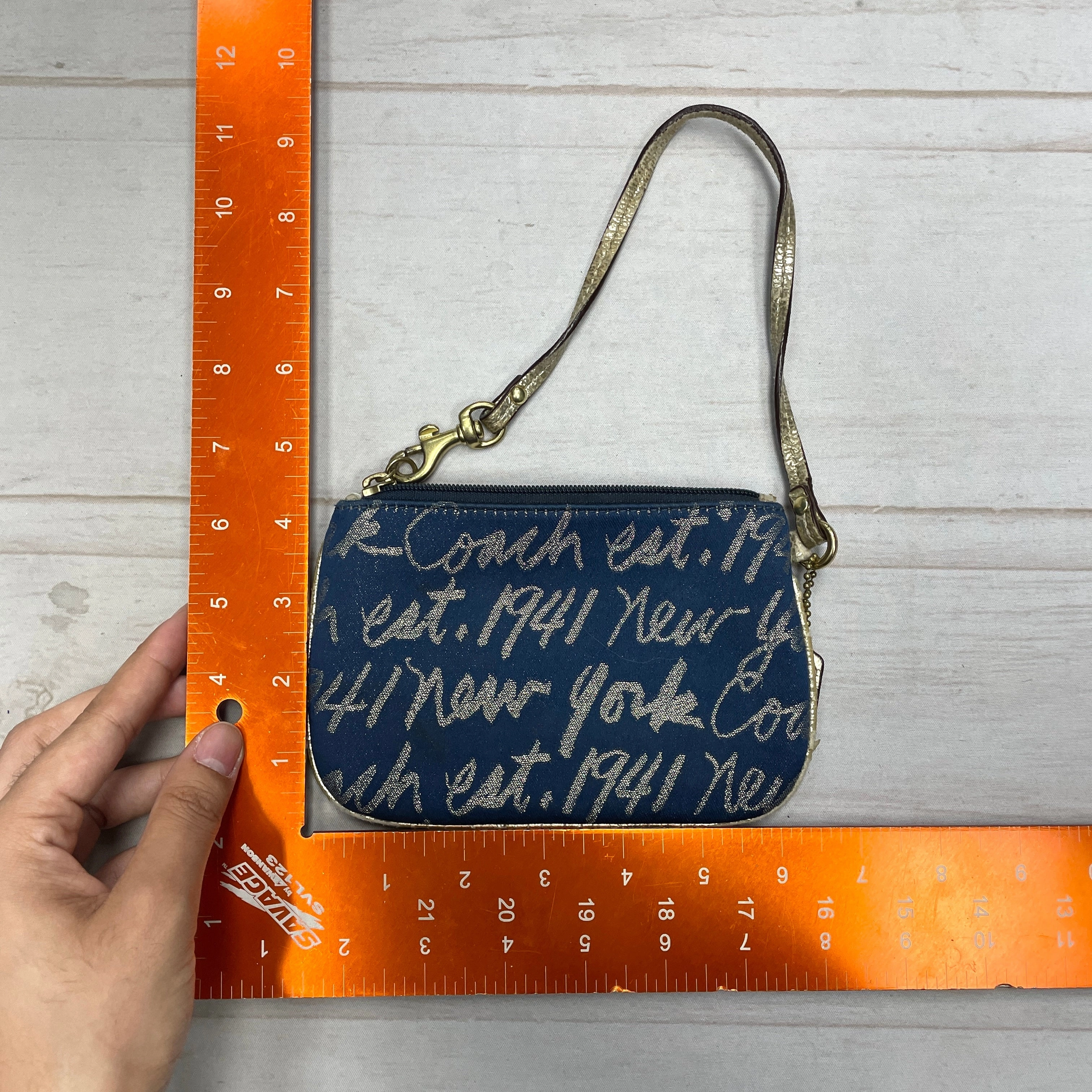 Wristlet Designer By Coach, Size: Small