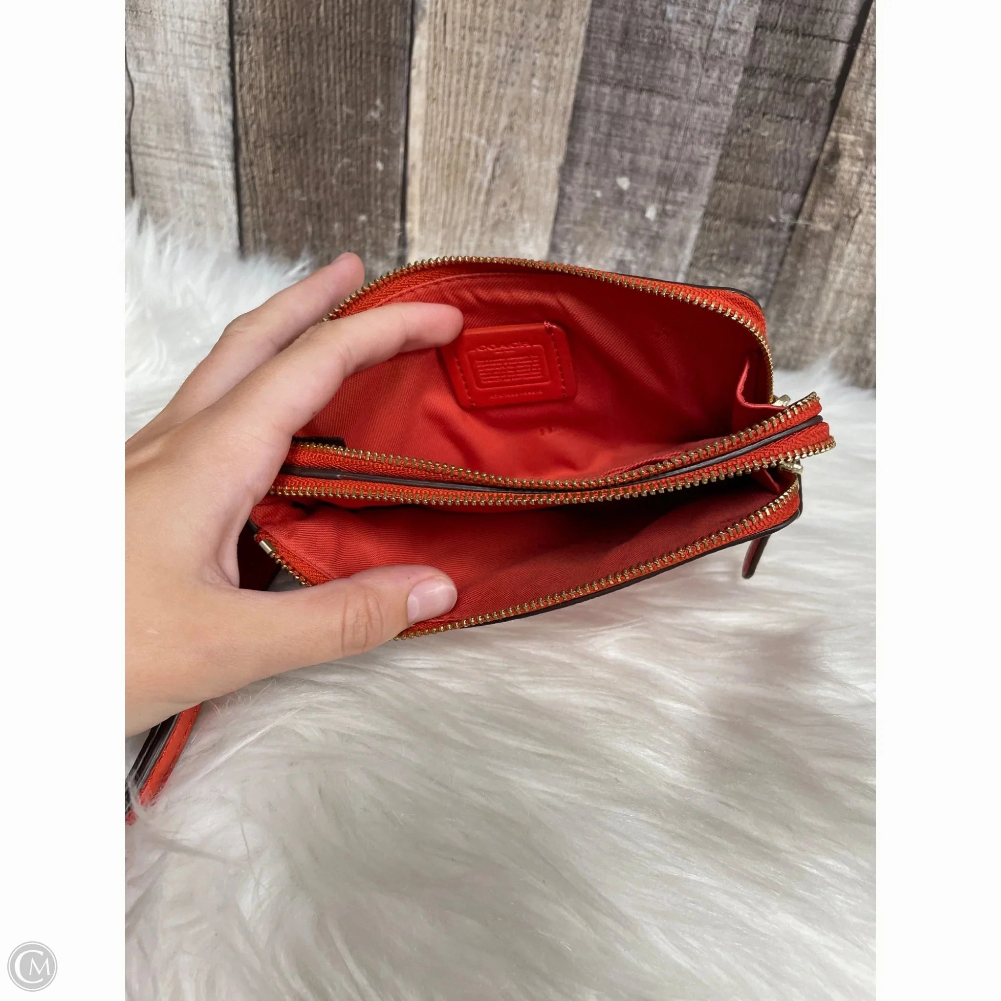 Wristlet Designer By Coach, Size: Small