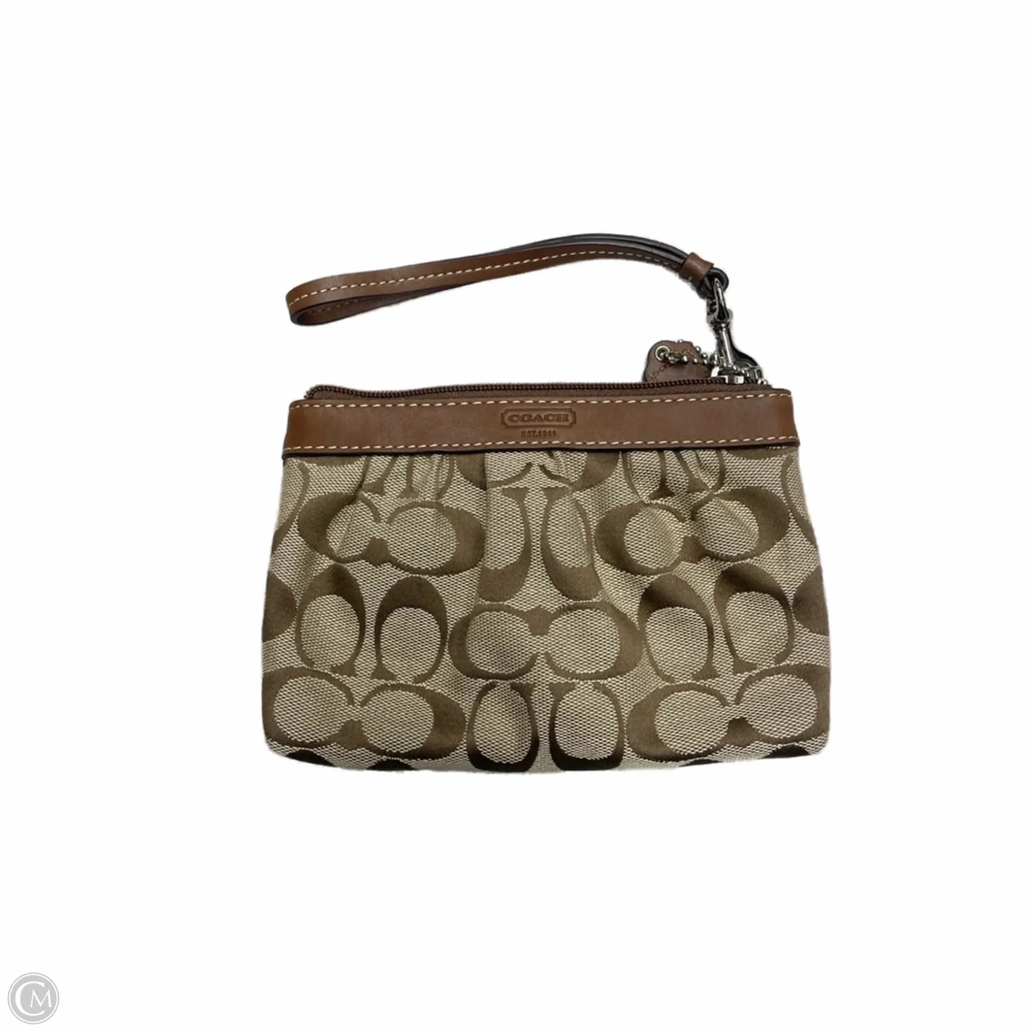 Wristlet Designer By Coach, Size: Small