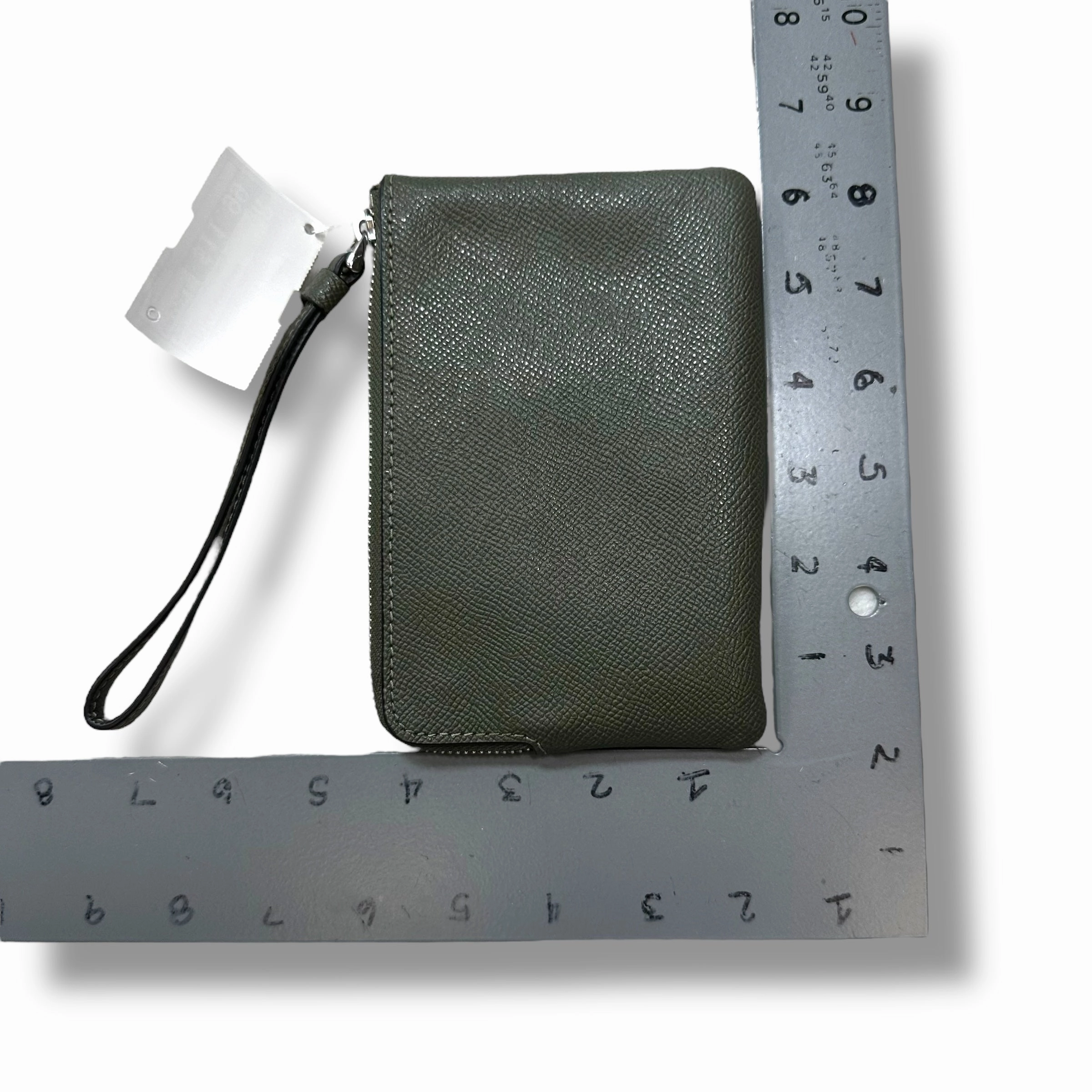 Wristlet Designer By Coach, Size: Small GREEN