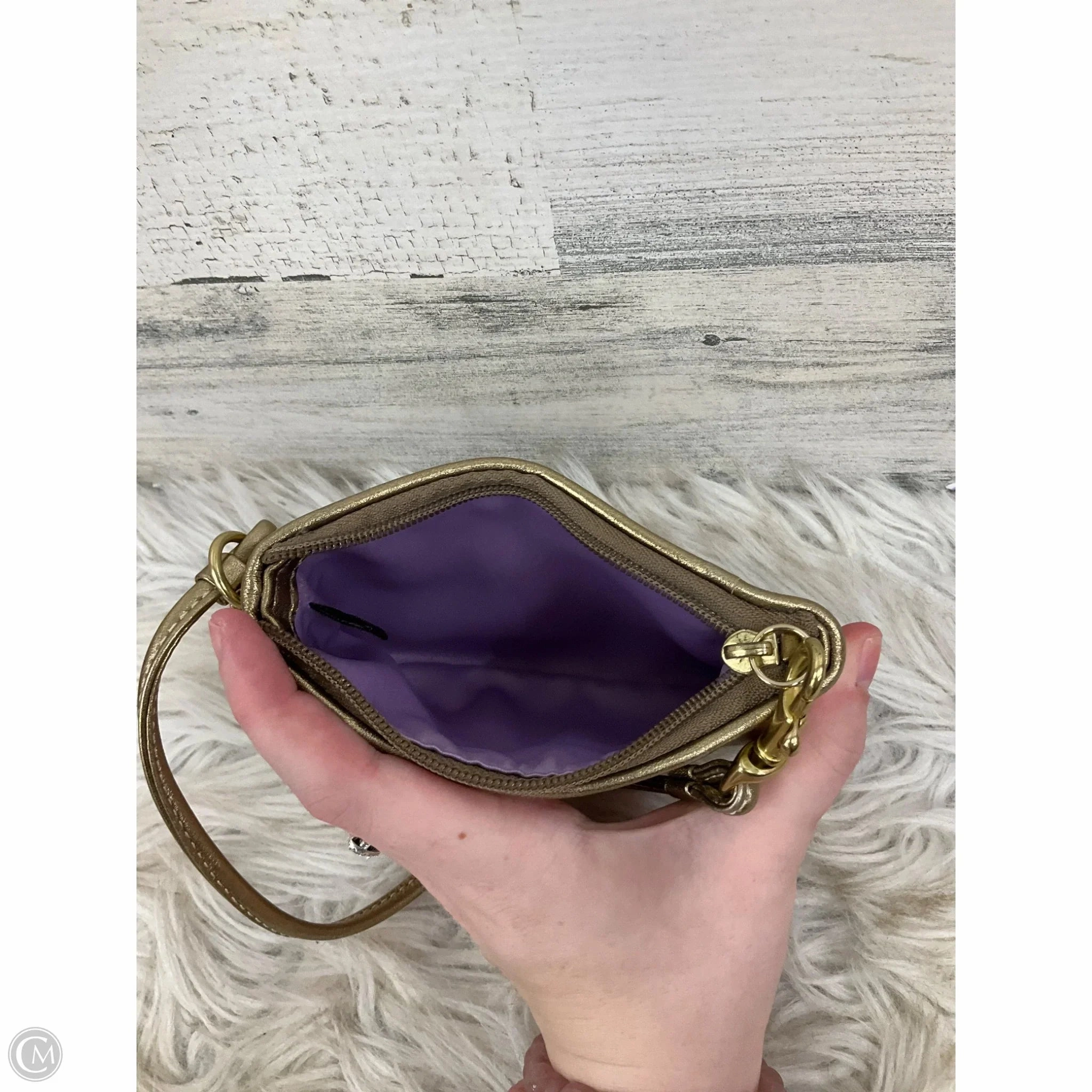 Wristlet Designer By Coach, Size: Small