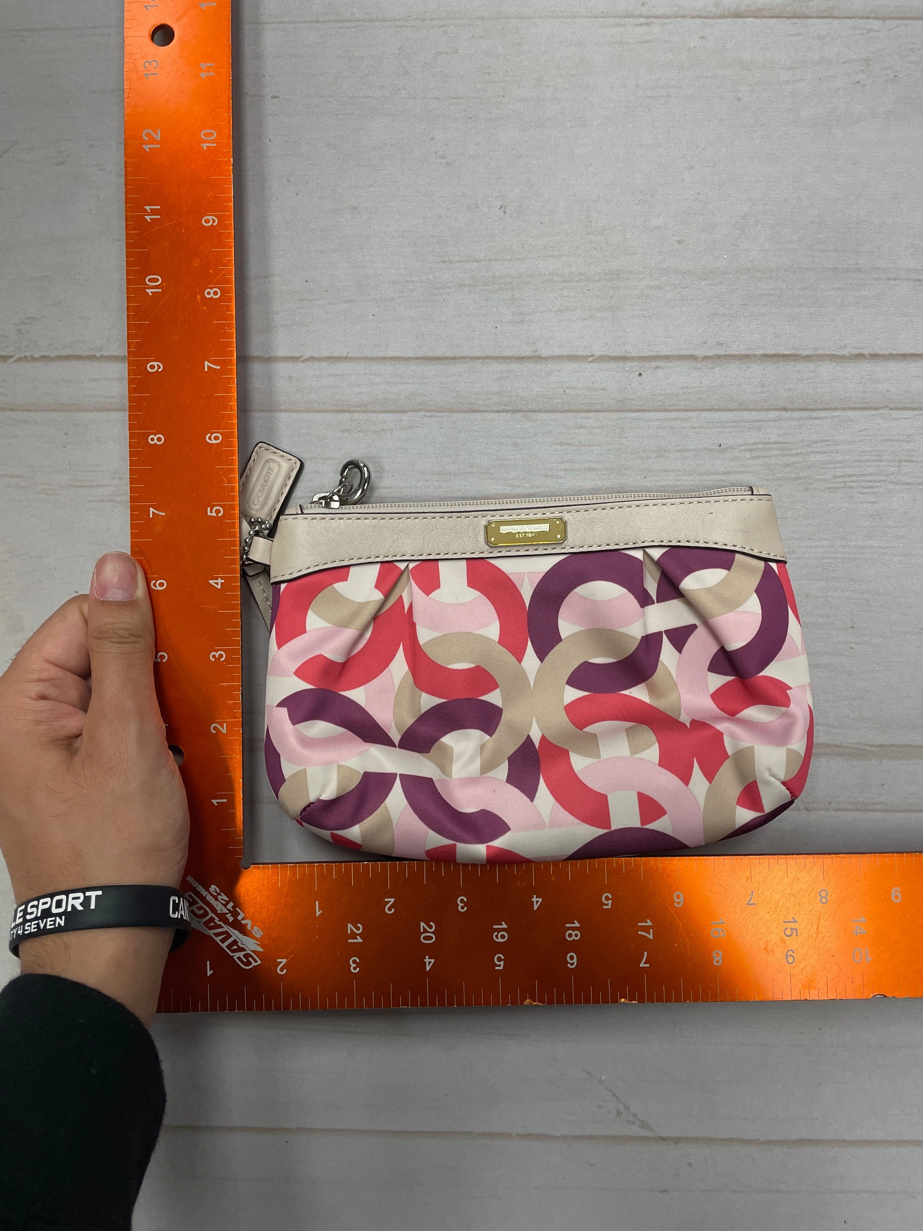 Wristlet Designer By Coach, Size: Small