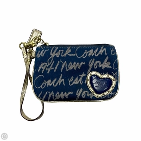 Wristlet Designer By Coach, Size: Small