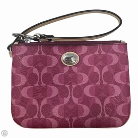 Wristlet Designer By Coach, Size: Small