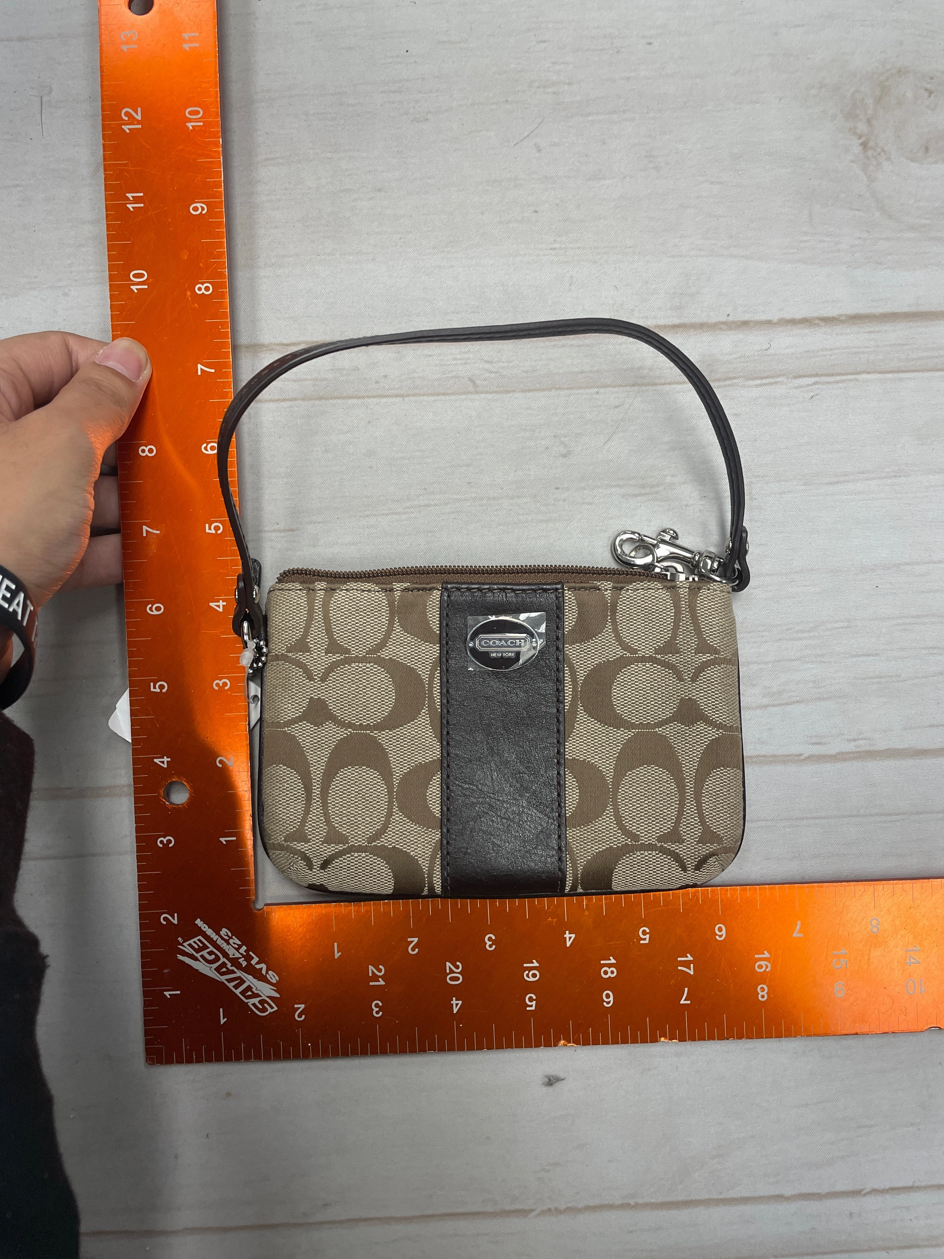 Wristlet Designer By Coach, Size: Small