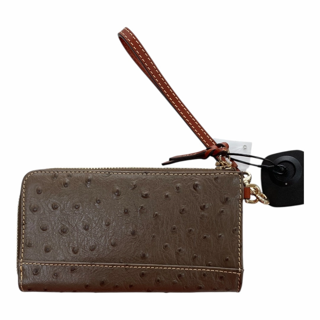Wristlet Designer By Dooney And Bourke In Taupe, Size:Medium