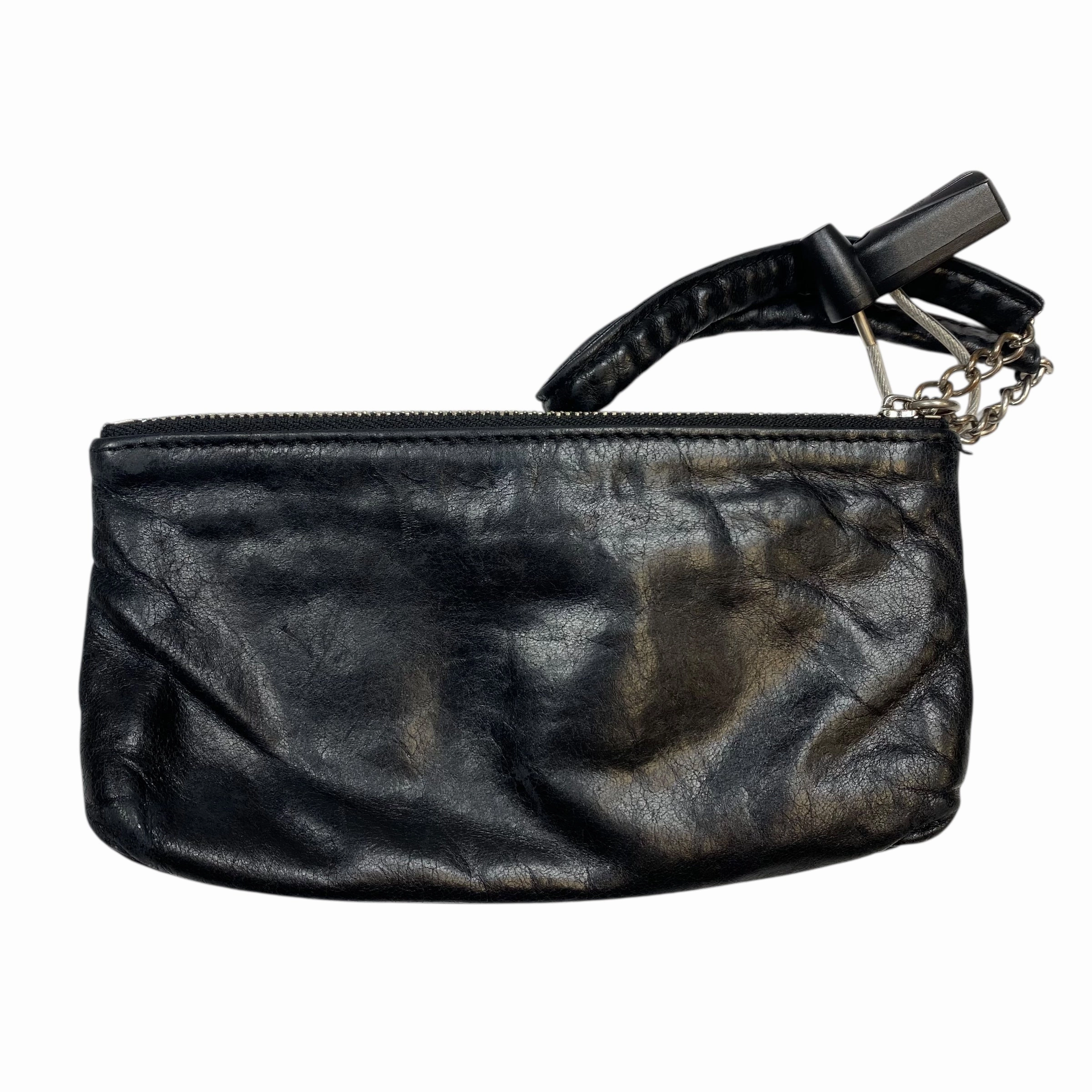 Wristlet Designer By Hobo Intl In Black, Size:Small