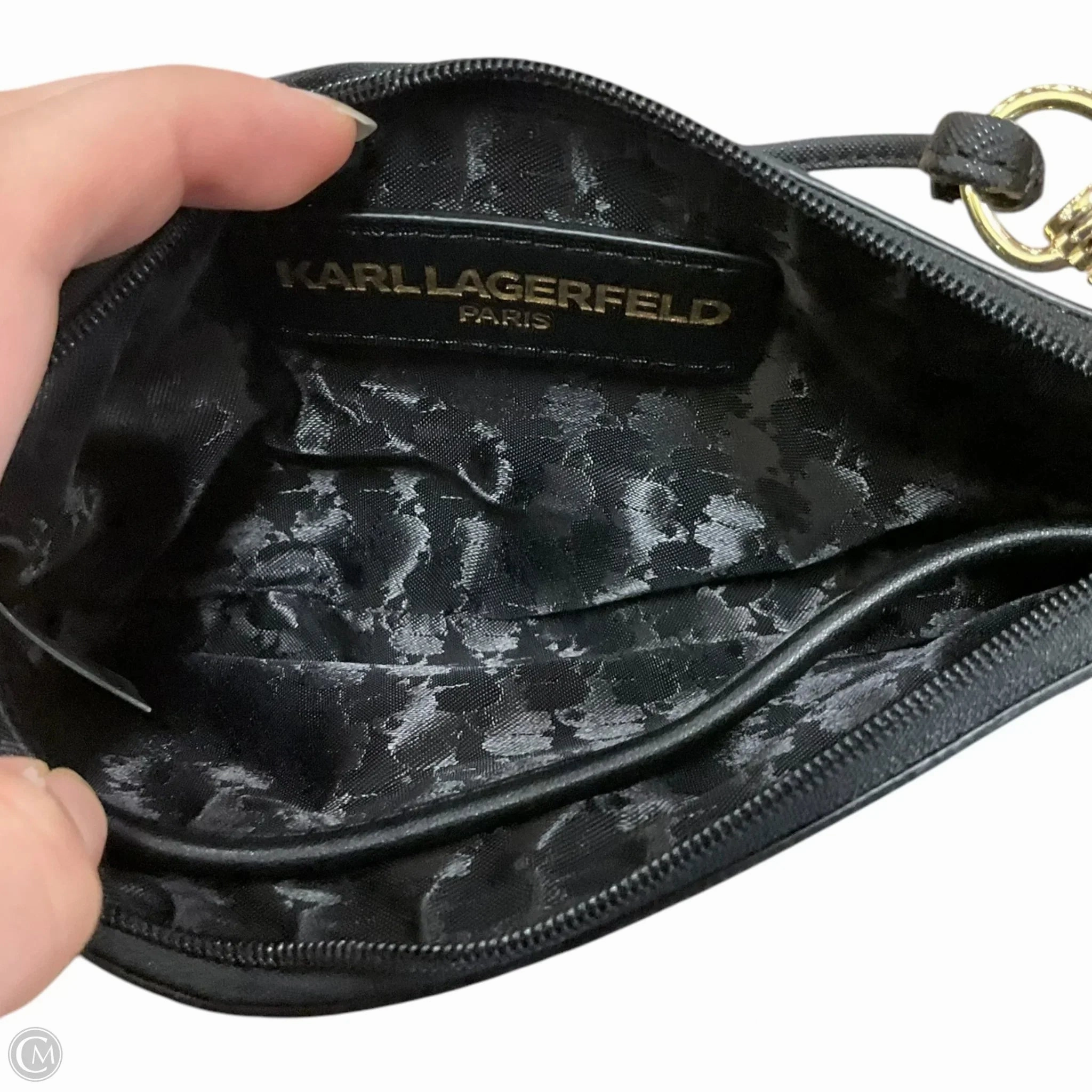 Wristlet Designer By Karl Lagerfeld, Size: Small