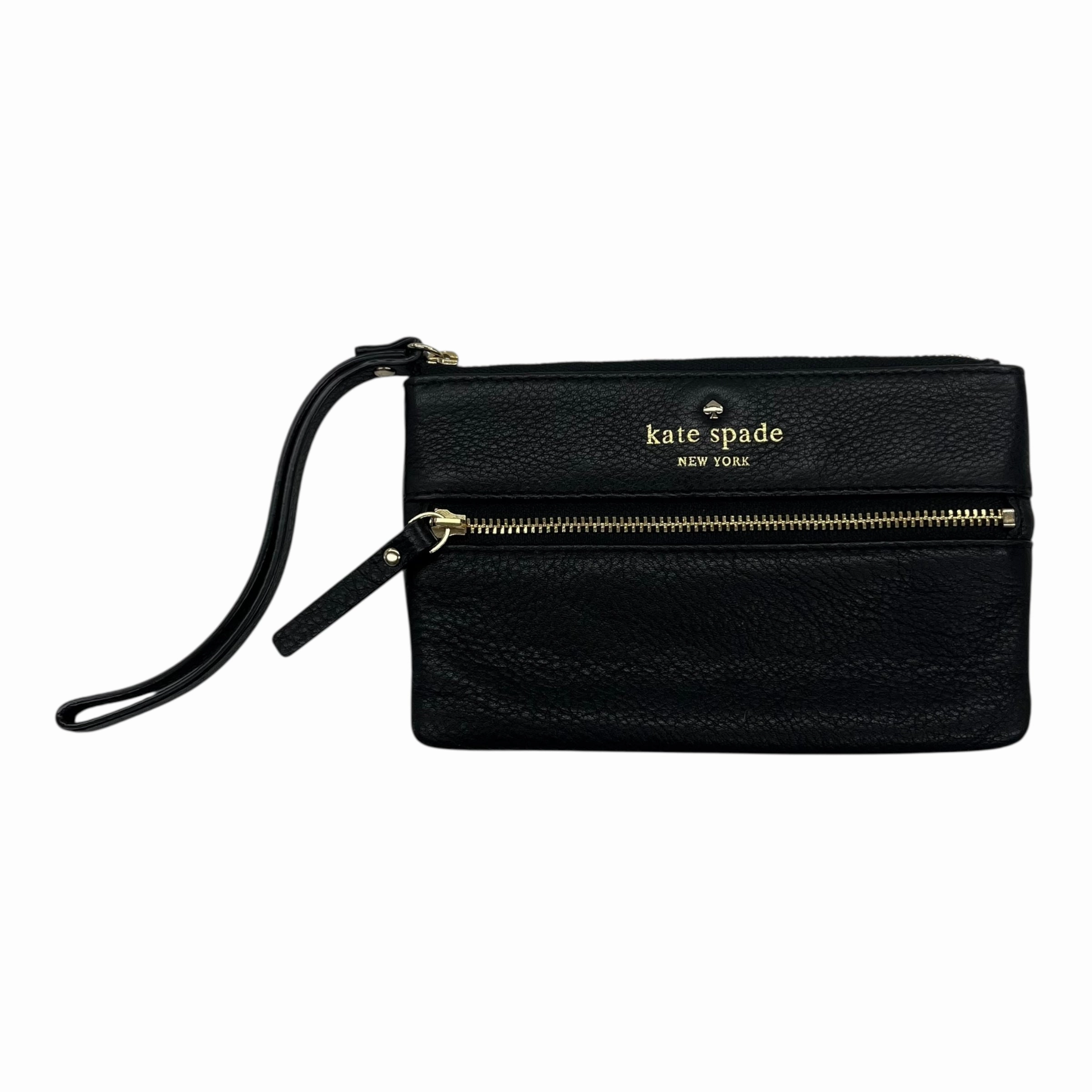 Wristlet Designer By Kate Spade In Black, Size:Small